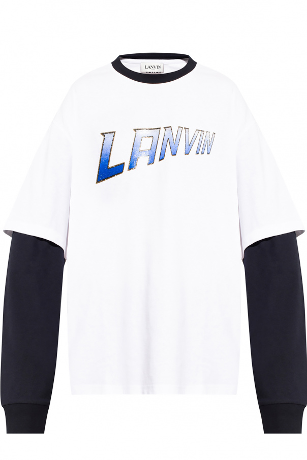 Lanvin Hackett cotton-linen blend shirt